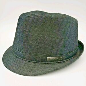 Tony Hawk Mens Hat Gray Fedora Size Large XL Unisex Hipster Skater Surfer Cotton